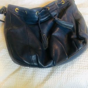 Navy Liz Claiborne hobo bag